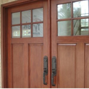 Custom Wooden Front Door